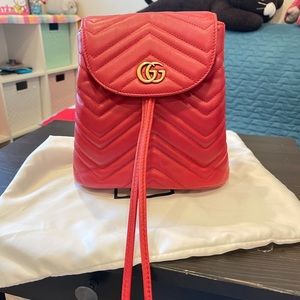 Gucci GG Marmont Matelasse Mini Flap Backpack